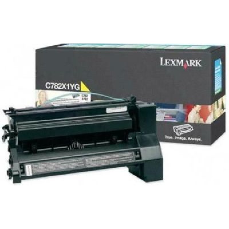 Lexmark C782X1YG Sarı Orjinal Toner - C782 / X782E  T4217