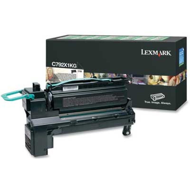 Lexmark C792X1KG Yüksek Kapasite Siyah Orjinal Toner - C792 T6751 Lexmark C792X1KG Yüksek Kapasite Siyah Orjinal Toner - C792 T6751