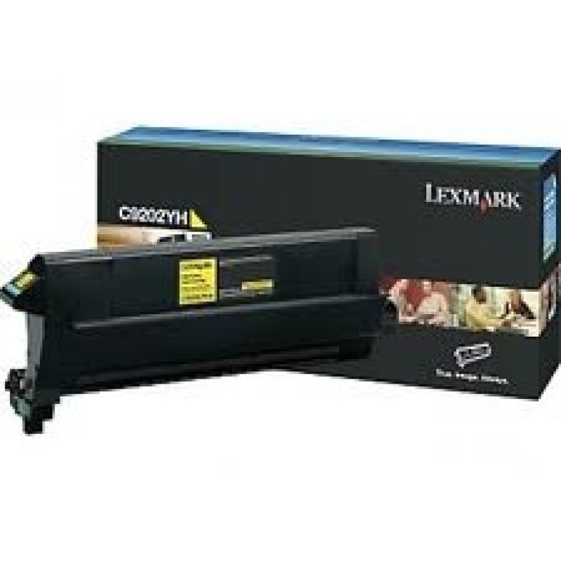 Lexmark C9202YH Sarı Orjinal Toner - C920 T4621 Lexmark C9202YH Sarı Orjinal Toner - C920 T4621