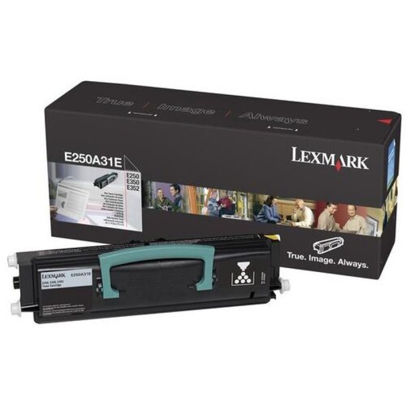 Lexmark E250A31E Siyah Orjinal Toner - E250d / E350d T13210 Lexmark E250A31E Siyah Orjinal Toner - E250d / E350d T13210