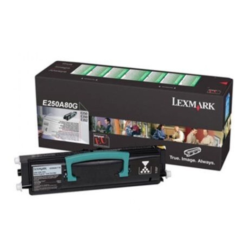 Lexmark E250A80G Siyah Orjinal Toner - E250 / E350 / E352 T16489 Lexmark E250A80G Siyah Orjinal Toner - E250 / E350 / E352 T16489