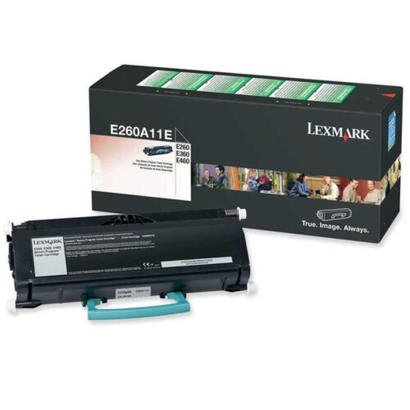 Lexmark E260A11E Siyah Lazer Toner - E260 T5205 Lexmark E260A11E Siyah Lazer Toner - E260 T5205