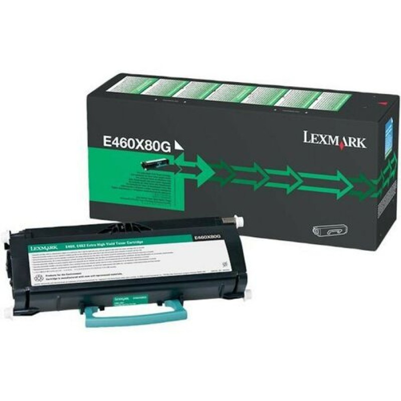 Lexmark E460X80G Orjinal Toner Extra Yüksek Kapasite - E460 / E462 T14763 Lexmark E460X80G Orjinal Toner Extra Yüksek Kapasite - E460 / E462 T14763