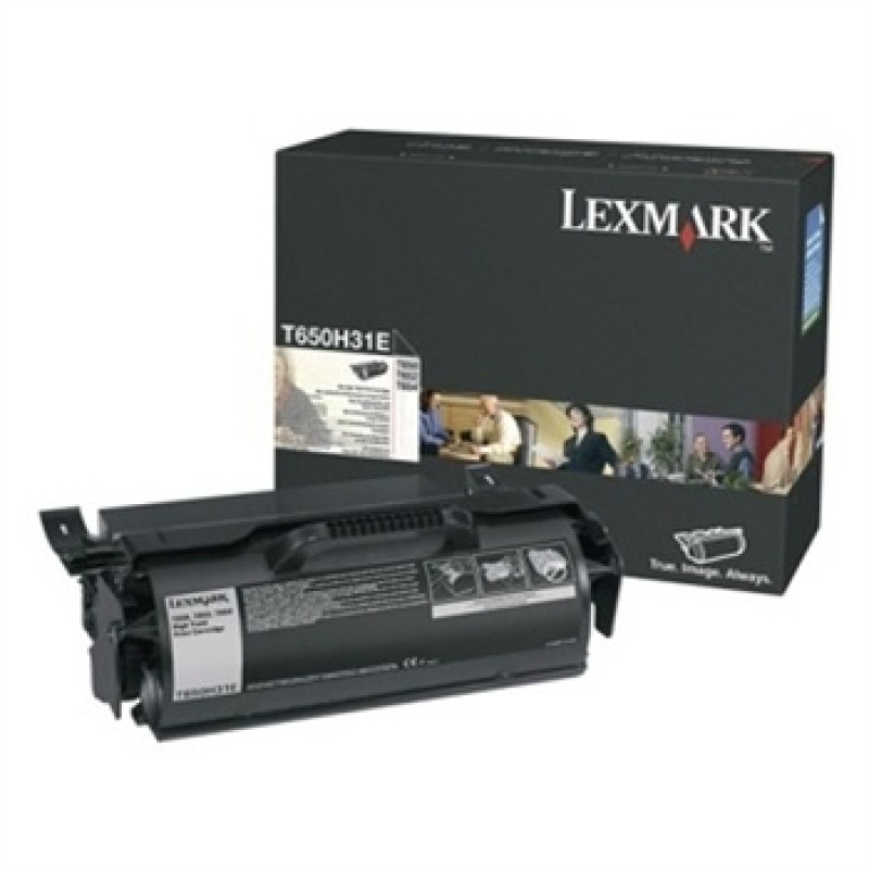 Lexmark T650H31E Siyah Orjinal Toner Yüksek Kapasiteli - T650 T3382 Lexmark T650H31E Siyah Orjinal Toner Yüksek Kapasiteli - T650 T3382