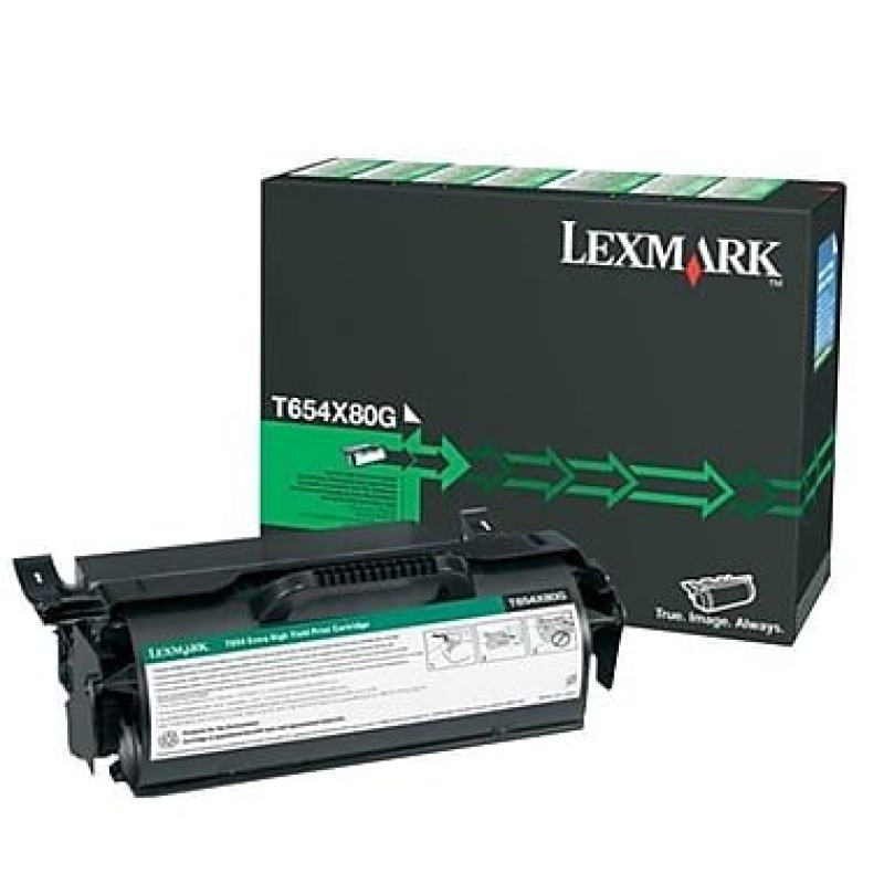 Lexmark T654X80G Siyah Orjinal Toner - T654 T8957 Lexmark T654X80G Siyah Orjinal Toner - T654 T8957
