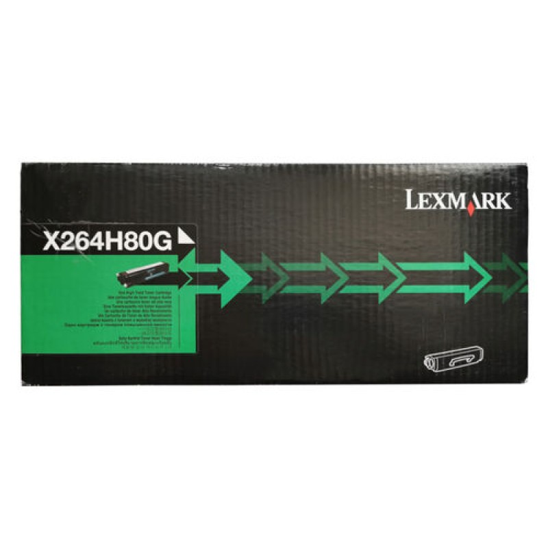 Lexmark X264H80G Orjinal Toner - X260 / X264 T12411 Lexmark X264H80G Orjinal Toner - X260 / X264 T12411
