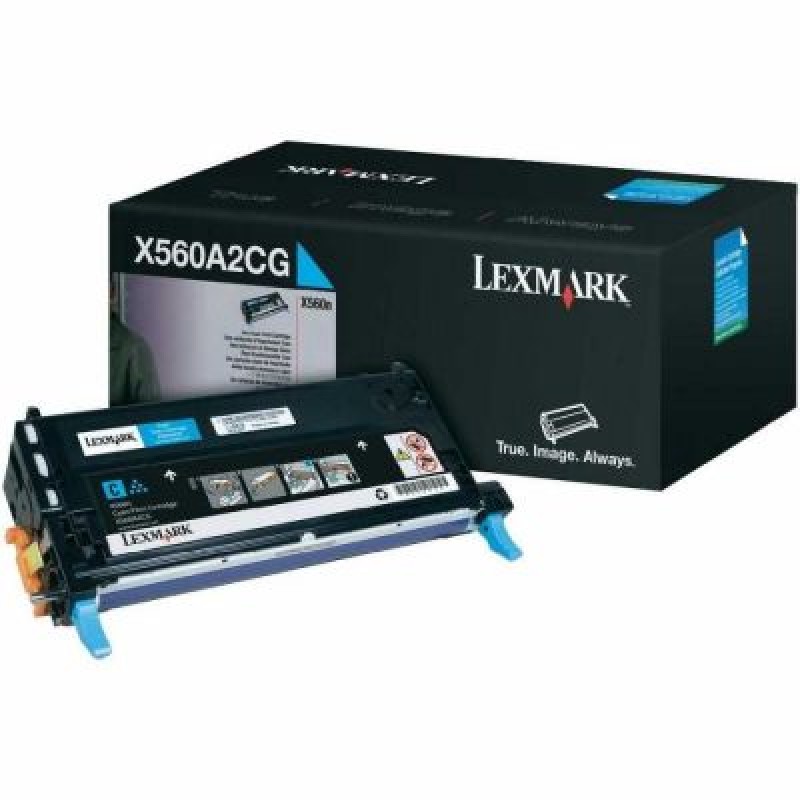 Lexmark X560A2CG Mavi Orjinal Toner - X560N T3205 Lexmark X560A2CG Mavi Orjinal Toner - X560N T3205