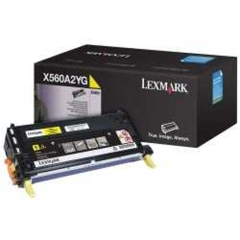 Lexmark X560A2YG Sarı Orjinal Toner - X560N T3332 Lexmark X560A2YG Sarı Orjinal Toner - X560N T3332