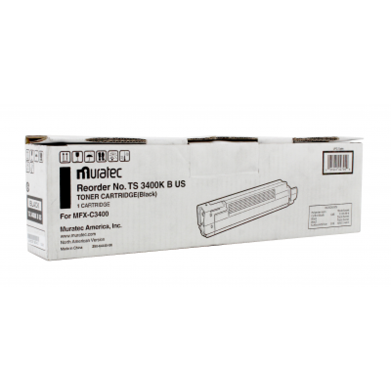 Muratec TS3400K Siyah Orjinal Toner MFX-C3400 9,500 Sayfa T10654 Muratec TS3400K Siyah Orjinal Toner MFX-C3400 9,500 Sayfa T10654
