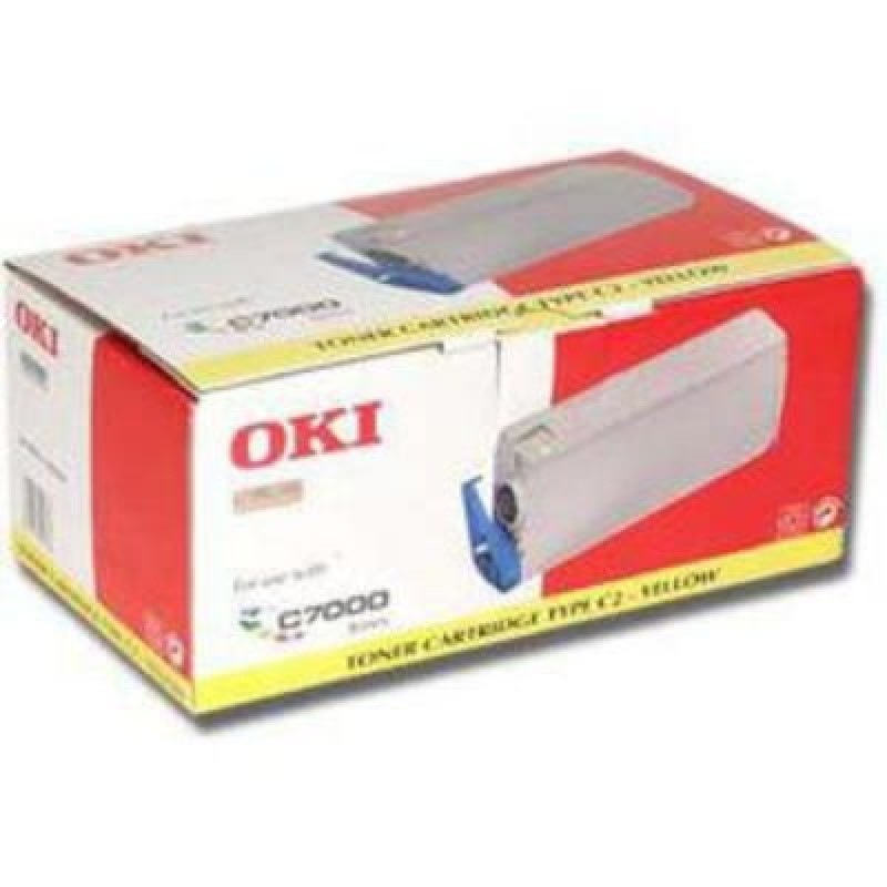 OKI 41304209 Type C2 Sarı Orjinal Toner - C7000 / C7200 / C7400 T4180 OKI 41304209 Type C2 Sarı Orjinal Toner - C7000 / C7200 / C7400 T4180