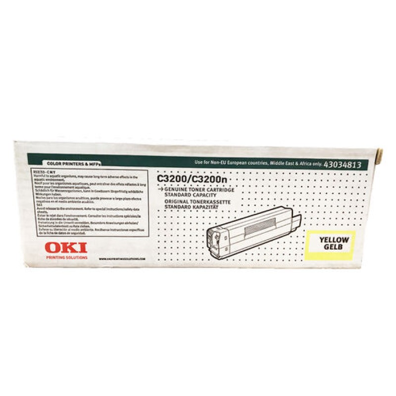 OKI 43034813 Sarı Orjinal Toner - C3200 T5123 OKI 43034813 Sarı Orjinal Toner - C3200 T5123
