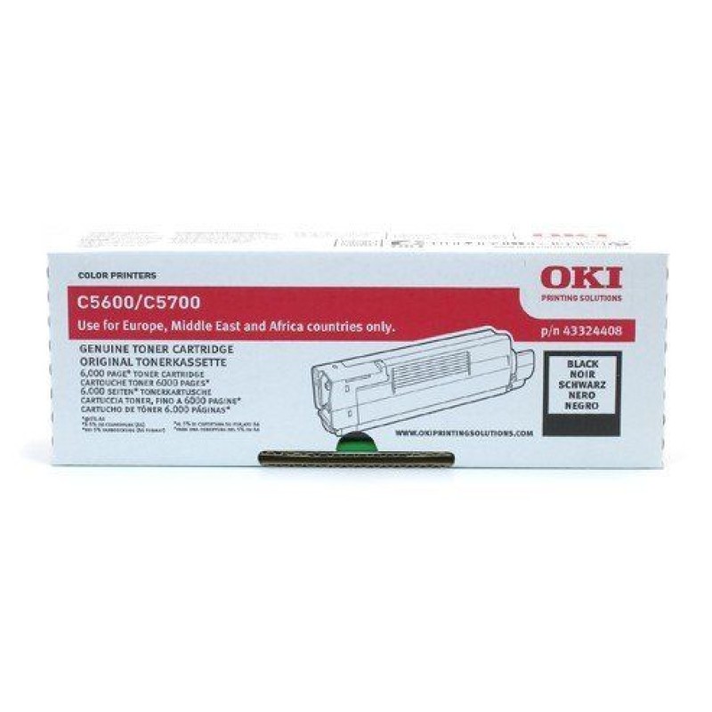 OKI 43324408 Siyah Orjinal Toner - C5600 / C5700 T8551