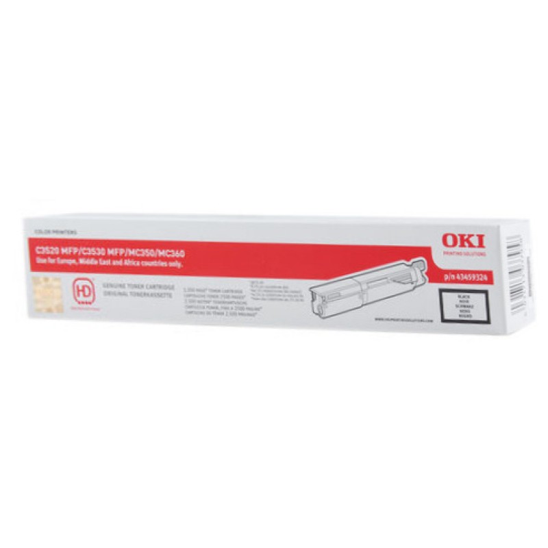 OKI 43459324 Siyah Orjinal Toner - C3530MFP / C3520MFP