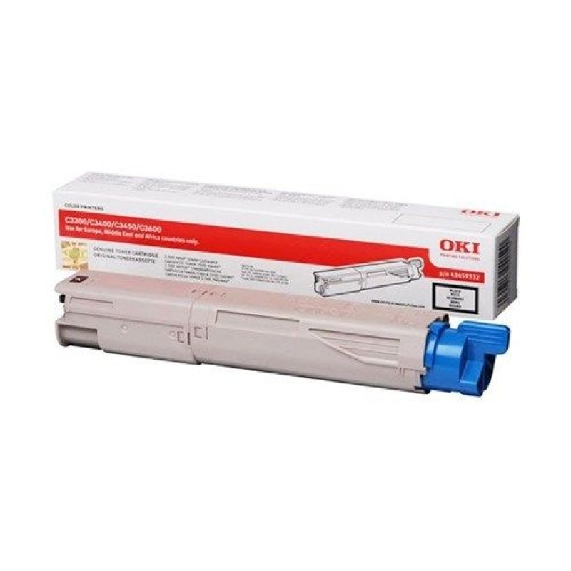 OKI 43459344 Siyah Orjinal  Toner - C3300 / C3400 T6771