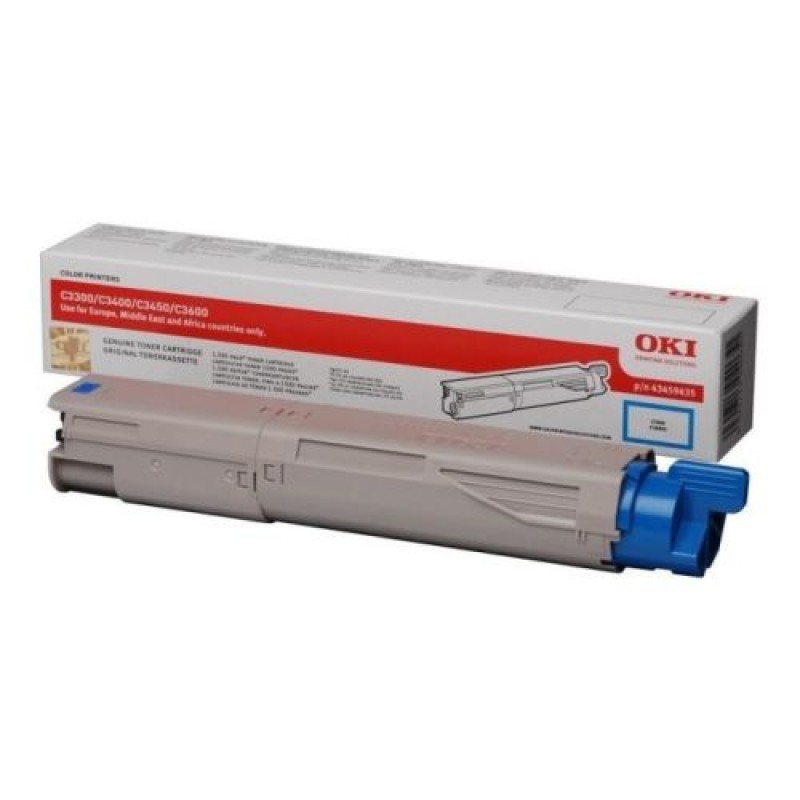 OKI 43459407 Mavi Orjinal Toner - C3300 / C3400 T7695 OKI 43459407 Mavi Orjinal Toner - C3300 / C3400 T7695