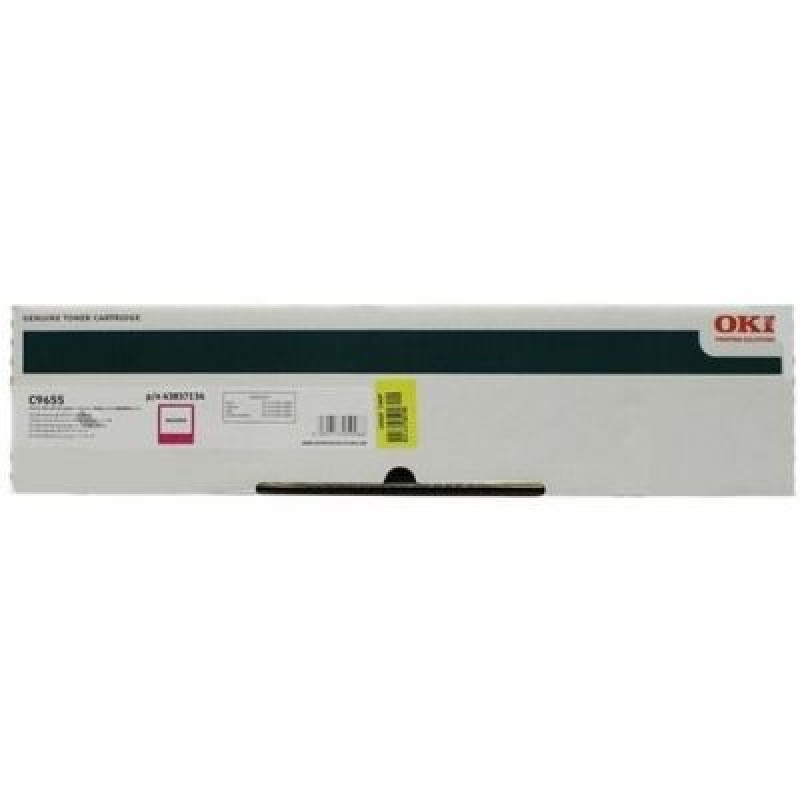 OKI 43837134 Kırmızı Orjinal Toner - C9655 T3039