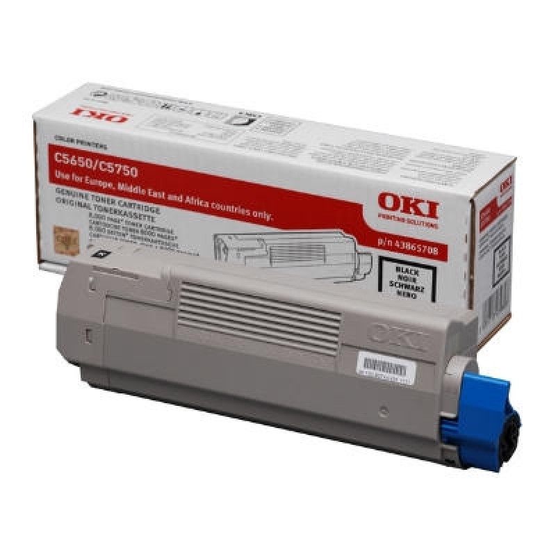OKI 43865740 Siyah Orjinal Toner - C5650 / C5750 T5476 OKI 43865740 Siyah Orjinal Toner - C5650 / C5750 T5476