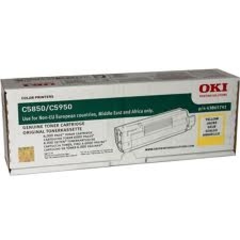 OKI 43865741 Sarı Orjinal Toner - C5850 / C5950 T4369