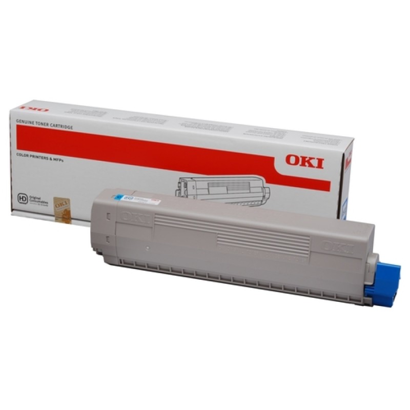 OKI 44844615 Mavi Orjinal Toner - C822 / C822DN T16700