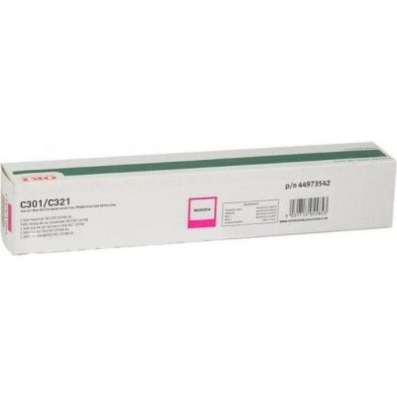 OKI 44973542 / 44973534 Kırmızı Orjinal Toner - C301 / C321 T3559