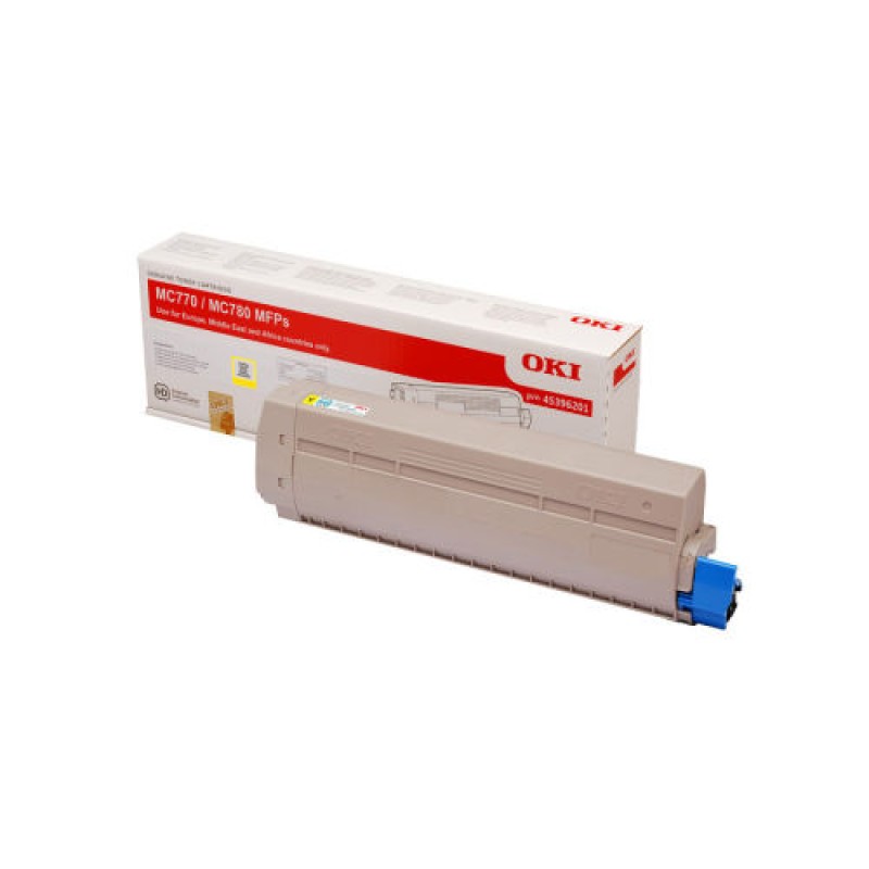 OKI 45396201 Sarı Orjinal Toner - MC770 / MC780 T7602