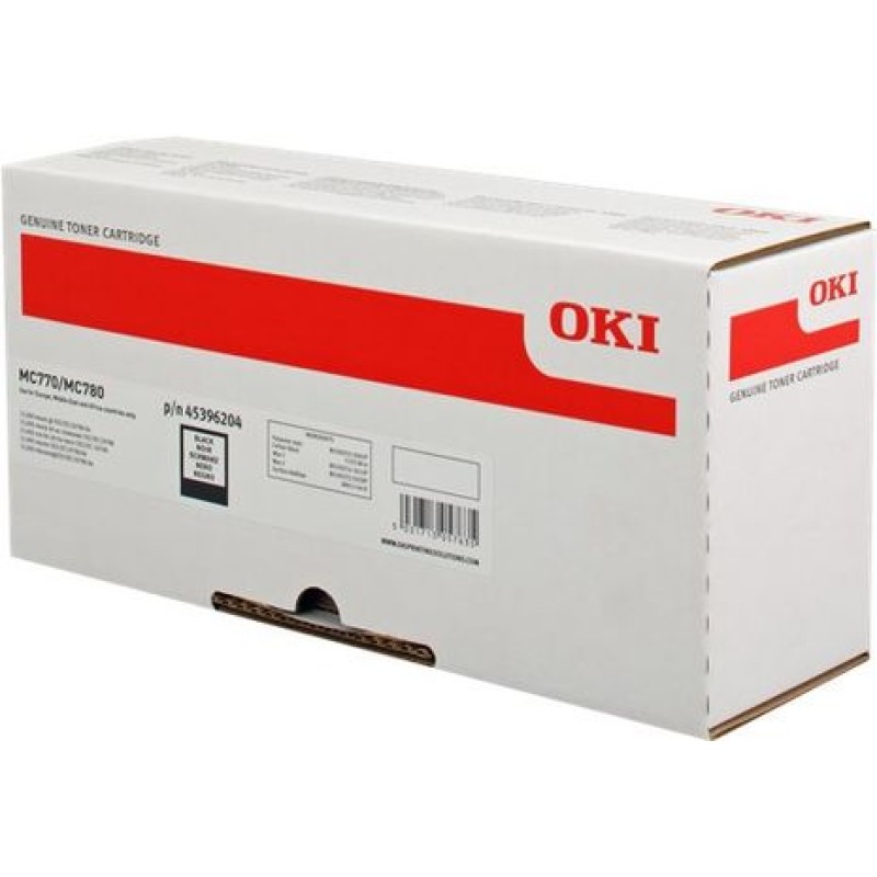 OKI 45396204 Siyah Orjinal Toner - MC770 / MC780 T7520
