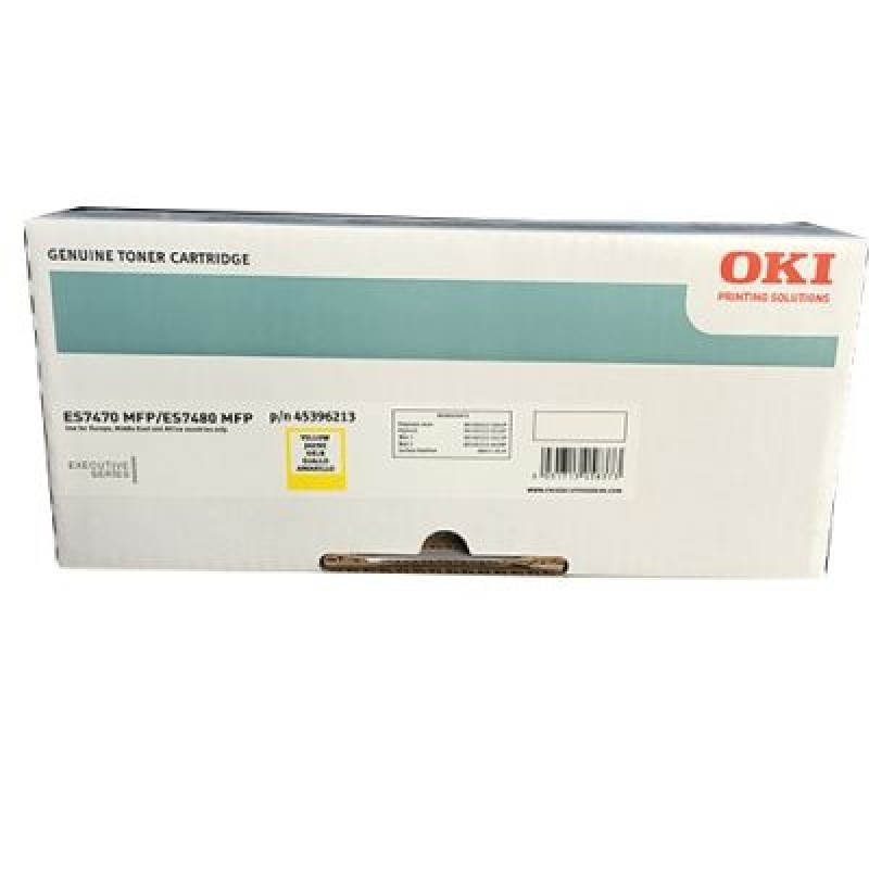 OKI 45396213 Sarı Orjinal Toner - ES7470 / ES7480 T3139
