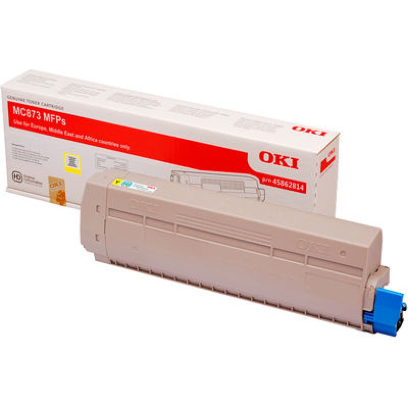 OKI 45862845 Sarı Orjinal Toner - MC873 T7297