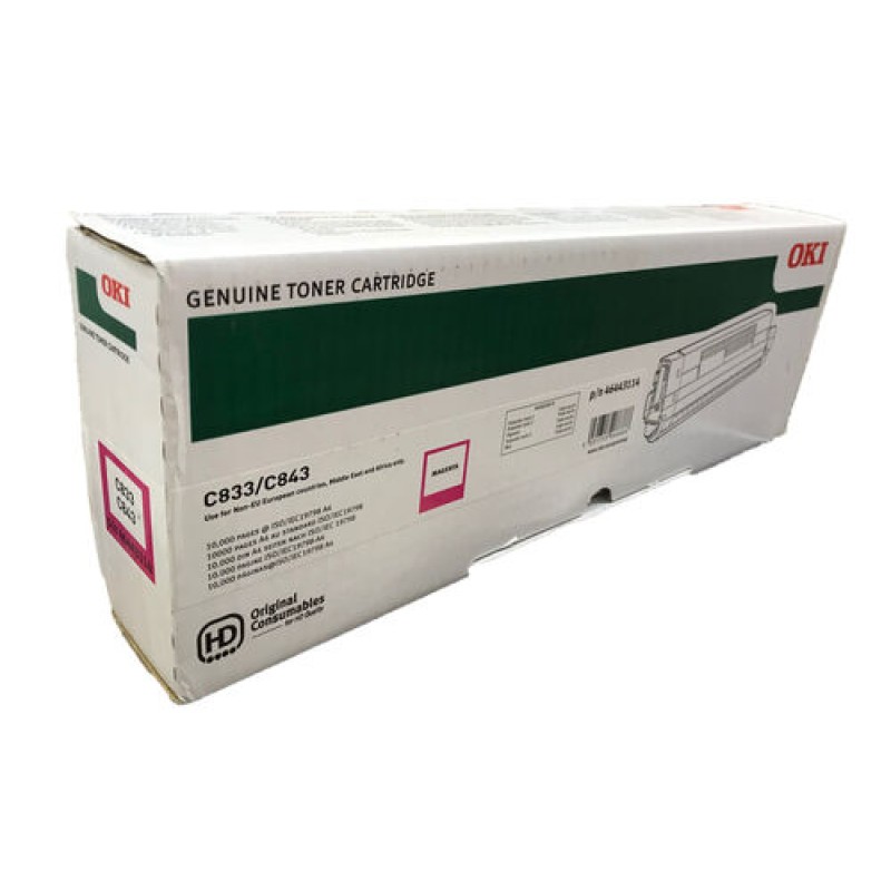 OKI 46443114 Kırmızı Orjinal Toner - C833 / C843 T14098