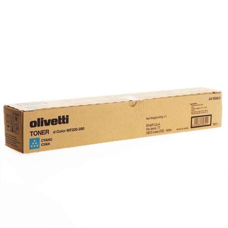 Olivetti A11G4L1 D-Color MF220/MF280 Mavi Orjinal Toner T14701 Olivetti A11G4L1 D-Color MF220/MF280 Mavi Orjinal Toner T14701