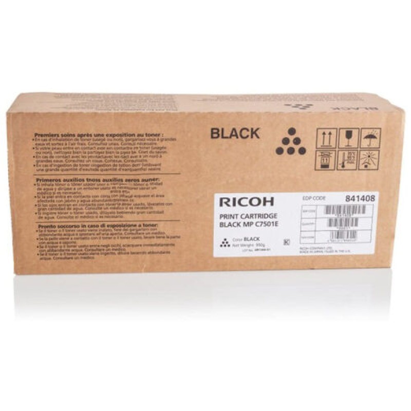Ricoh 841408 Siyah Orjinal Toner - MP-C7501B T16064 Ricoh 841408 Siyah Orjinal Toner - MP-C7501B T16064