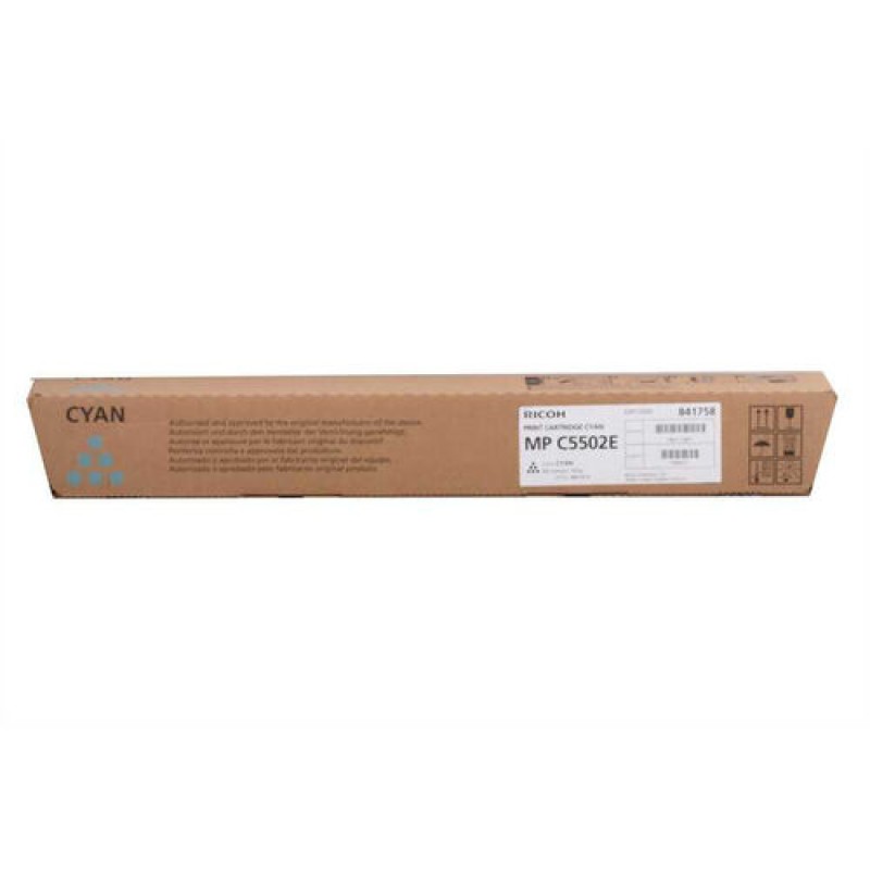 Ricoh 841758 Mavi Orjinal Toner - MP-C5502 / MP-C4502 T12500 Ricoh 841758 Mavi Orjinal Toner - MP-C5502 / MP-C4502 T12500