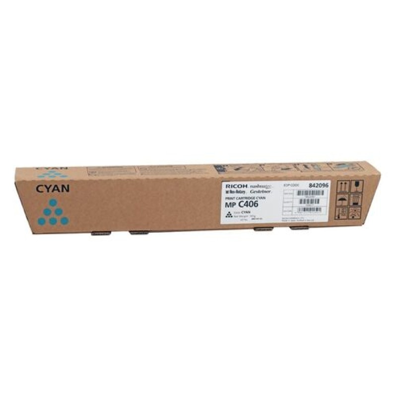Ricoh 842096 MP-C306, MP-C307, MP-C406 Mavi Orjinal Toner T12483 Ricoh 842096 MP-C306, MP-C307, MP-C406 Mavi Orjinal Toner T12483