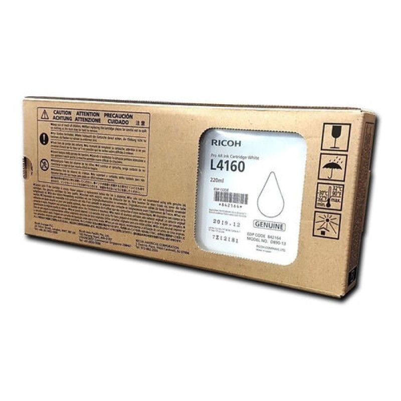 Ricoh L4130 / L4160 842164 Beyaz White Orjinal Lateks Mürekkep Kartuşu T15271 Ricoh L4130 / L4160 842164 Beyaz White Orjinal Lateks Mürekkep Kartuşu T15271