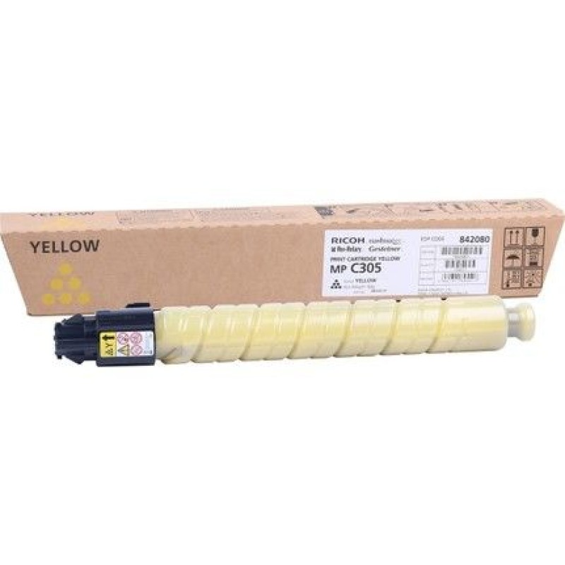 Ricoh MP-C305 Sarı Orjinal Toner 841601 MPC305 / MPC306 T10702