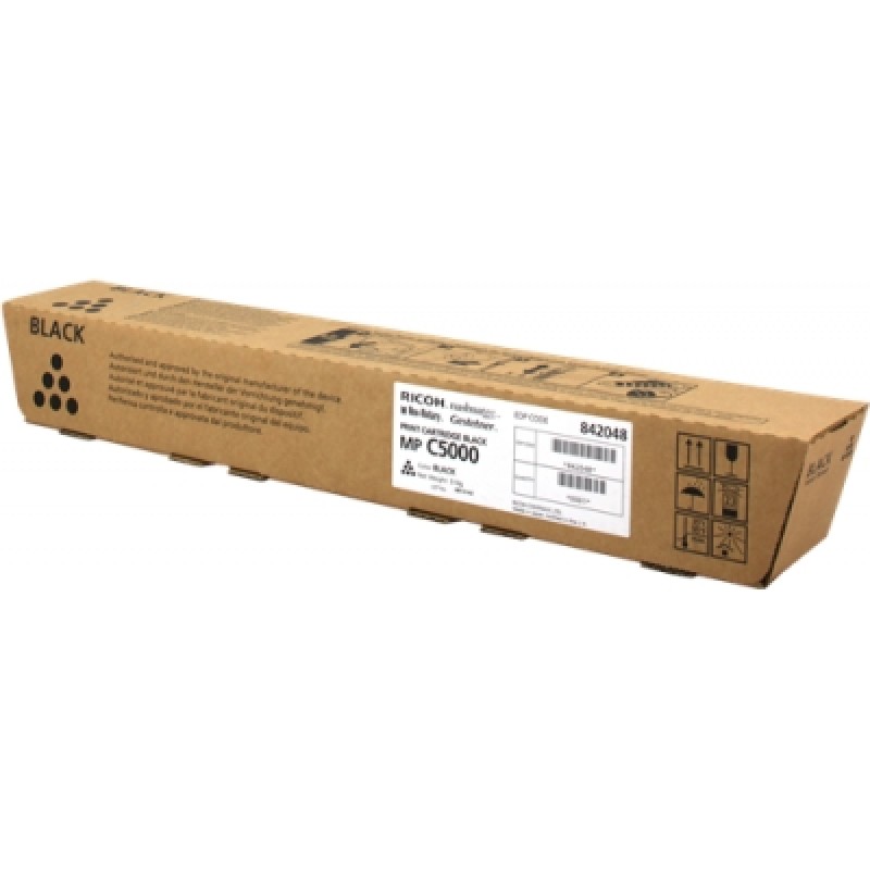 Ricoh MPC5000E 841176 Siyah Orjinal Toner - MP C4000 / MP C4501 T3511