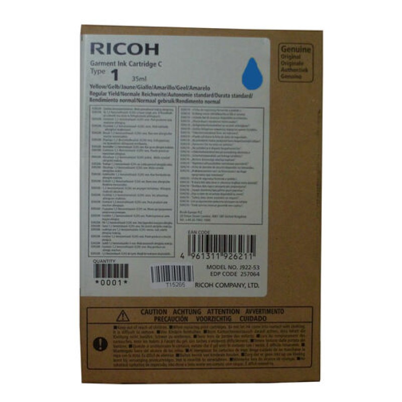 Ricoh Type 1 257064 Mavi Orjinal Toner - Ri1000 T15265 Ricoh Type 1 257064 Mavi Orjinal Toner - Ri1000 T15265