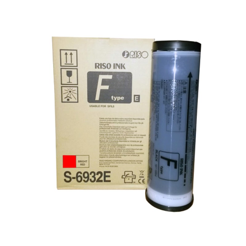 Riso F Type - S-6932E Orjinal Parlak Kırmızı Mürekkep - SF 5030 / SF 5230 Riso F Type - S-6932E Orjinal Parlak Kırmızı Mürekkep - SF 5030 / SF 5230