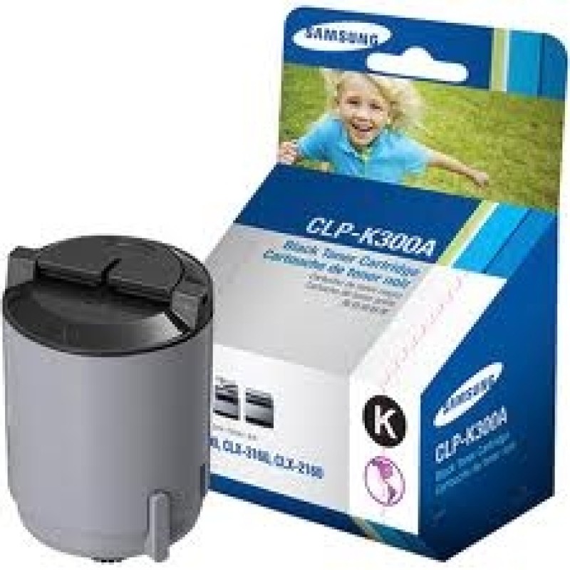Samsung CLP-K300A CLP-300 Siyah Orjinal Toner - CLX-2160 / CLX-3160 T4556