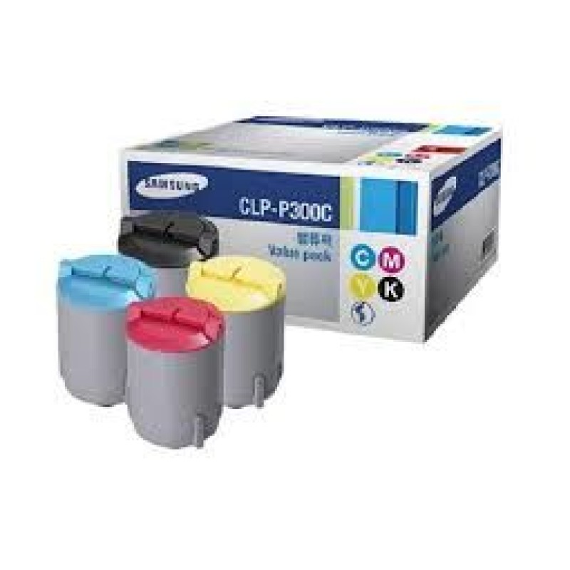Samsung CLP-P300C/SEE 4Lü Paket Orjinal Toner T9454