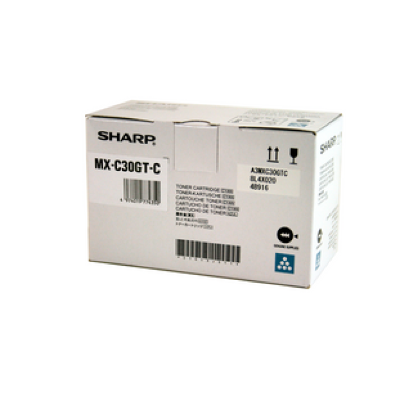 Sharp MX-C30GT-C Mavi Orjinal Toner - MX-C250 / MX-C300 T6529 Sharp MX-C30GT-C Mavi Orjinal Toner - MX-C250 / MX-C300 T6529