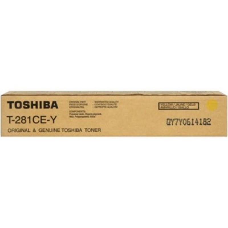 Toshiba T-281CE-Y Sarı Orjinal Toner E-Studio 281c, 351c, 451c T11877 Toshiba T-281CE-Y Sarı Orjinal Toner E-Studio 281c, 351c, 451c T11877