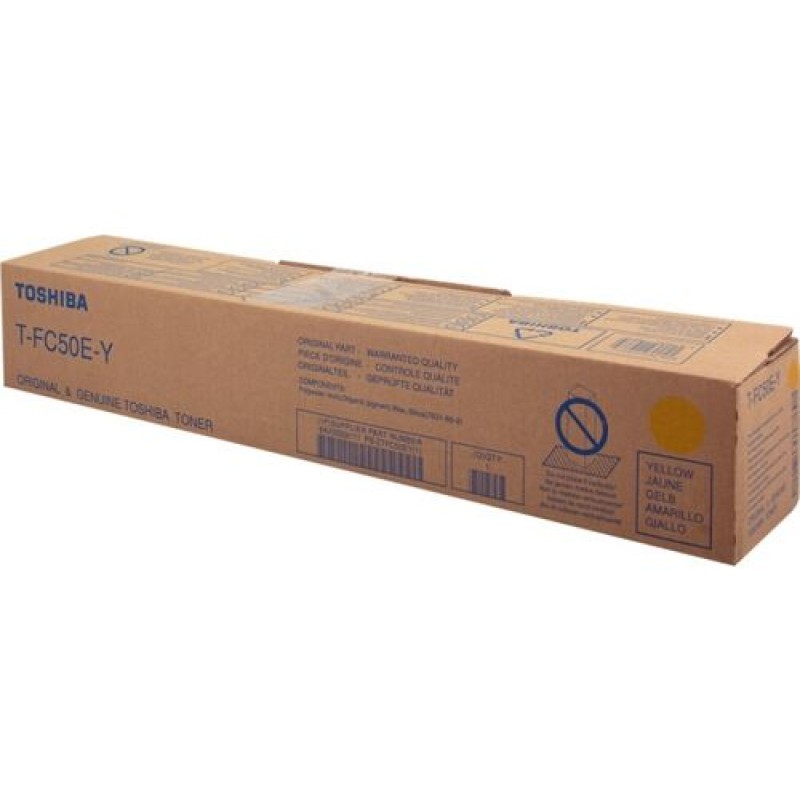 Toshiba T-FC505E-Y Sarı Orjinal Toner - E-Studio 4505AC / 2505AC T12442 Toshiba T-FC505E-Y Sarı Orjinal Toner - E-Studio 4505AC / 2505AC T12442