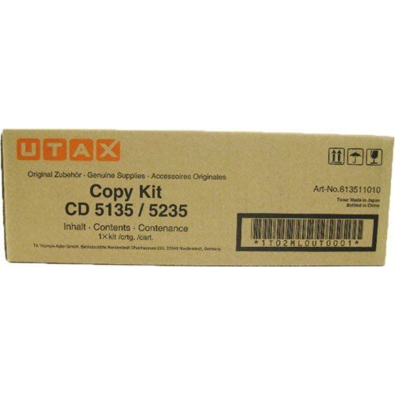 Utax CD-3520/3525/5135/5235 Orjinal Siyah Fotokopi Toneri 613511010 T9984 Utax CD-3520/3525/5135/5235 Orjinal Siyah Fotokopi Toneri 613511010 T9984