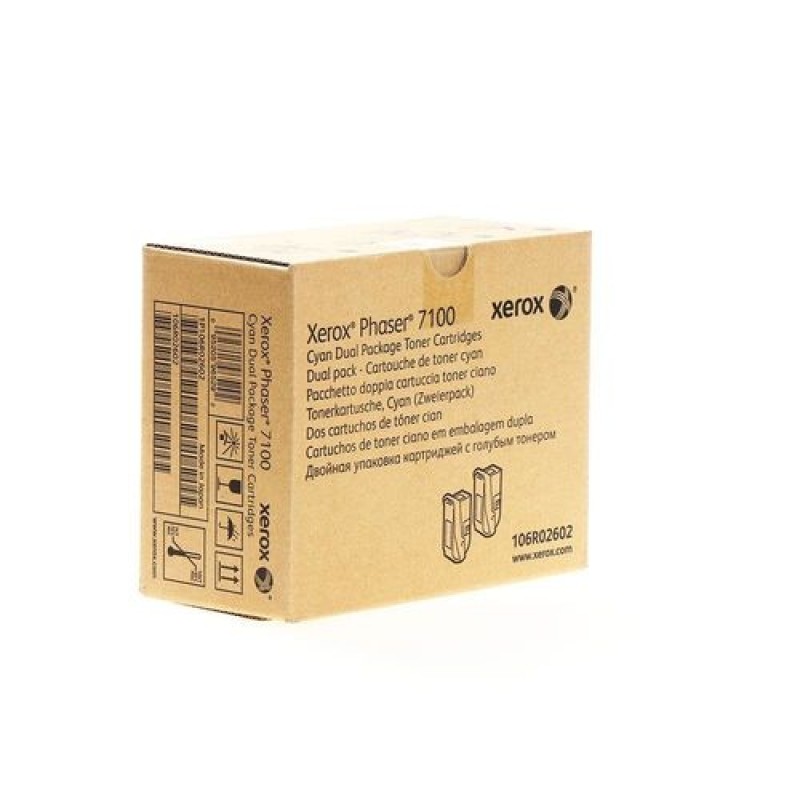 Xerox 106R02602 Mavi Orjinal Toner Metered 2'li Paket - Phaser 7100 T11683 Xerox 106R02602 Mavi Orjinal Toner Metered 2'li Paket - Phaser 7100 T11683