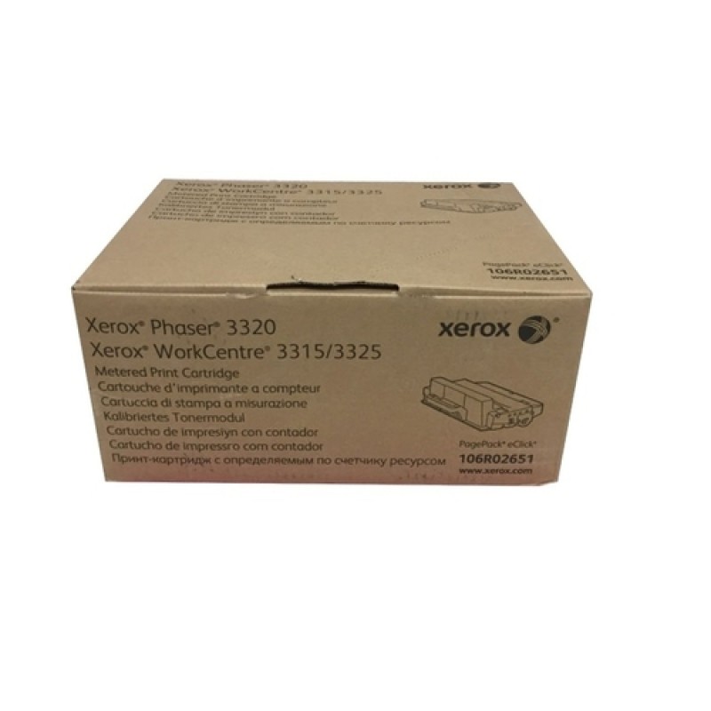 Xerox 106R02651 Siyah Orjinal Toner Metered - Phaser 3320 T5497 Xerox 106R02651 Siyah Orjinal Toner Metered - Phaser 3320 T5497