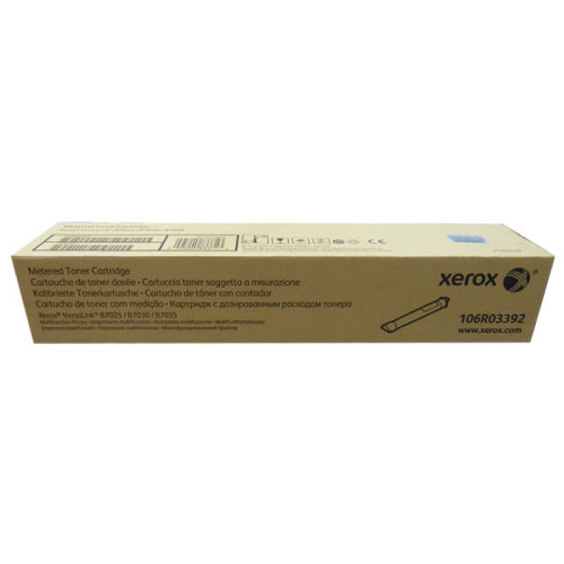 Xerox 106R03392 Orjinal Toner Yüksek Kapasite Metered - B7025 / B7030 T7618 Xerox 106R03392 Orjinal Toner Yüksek Kapasite Metered - B7025 / B7030 T7618