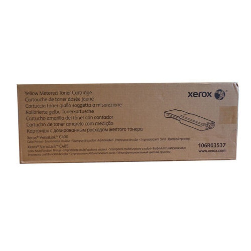 Xerox 106R03537 Sarı Orjinal Toner Metered - Versalink C400DN / C405DN T13201 Xerox 106R03537 Sarı Orjinal Toner Metered - Versalink C400DN / C405DN T13201