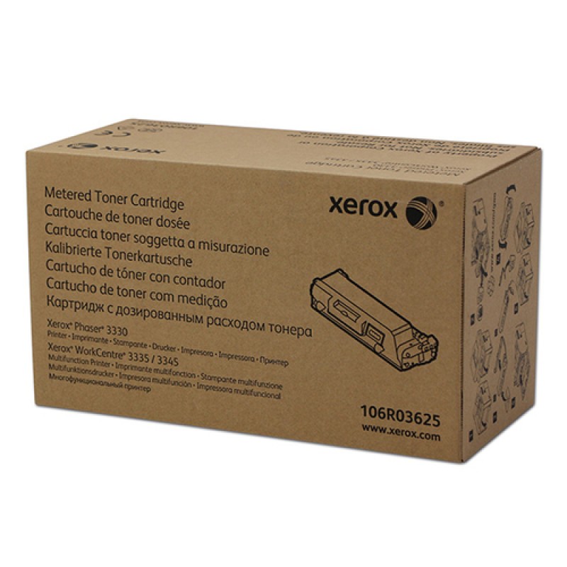 Xerox 106R03625 Siyah Orjinal Toner - Phaser 3330 / WorkCentre 3335 / 3345 Xerox 106R03625 Siyah Orjinal Toner - Phaser 3330 / WorkCentre 3335 / 3345