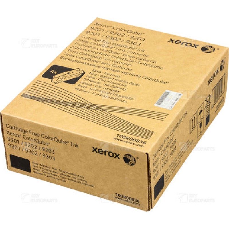 Xerox 108R00836 Siyah Orjinal Toner Metered 4lü Paket - ColorQube 9201 T11584
